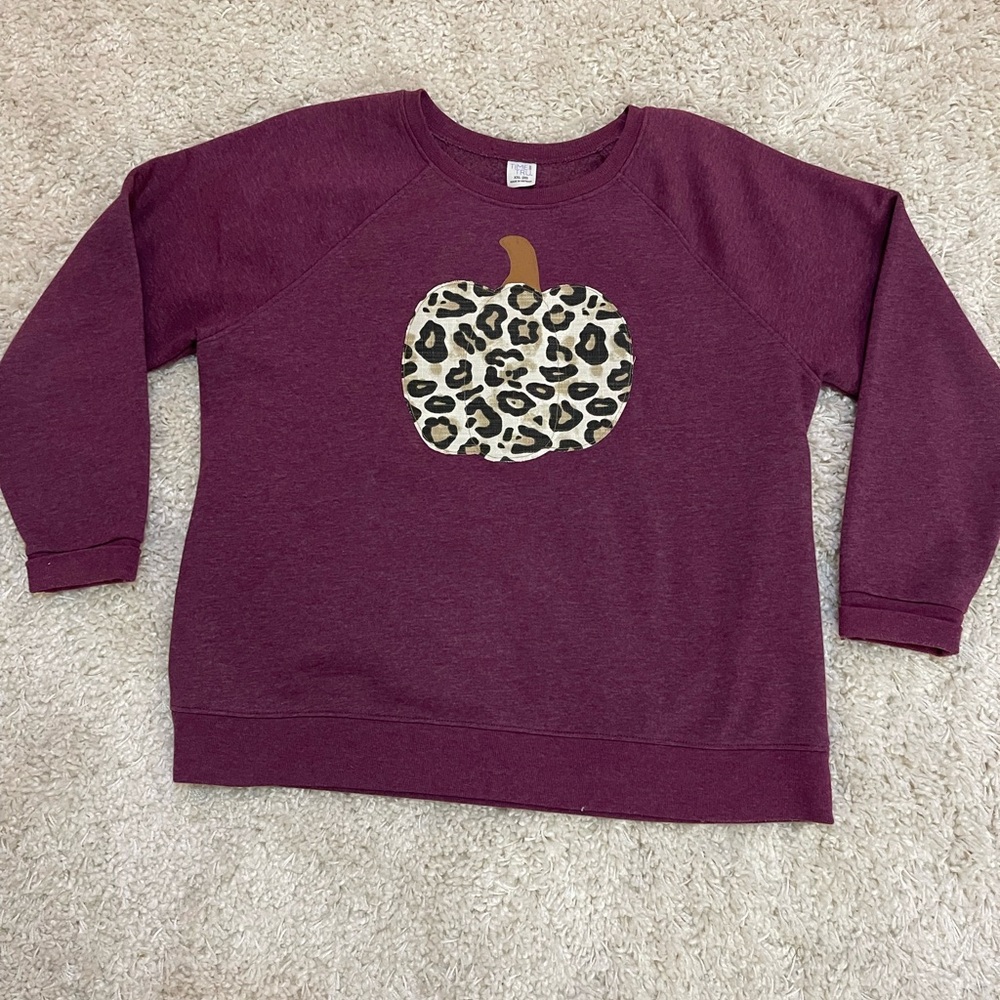 Adorable and comfy pumpkin sweatshirt